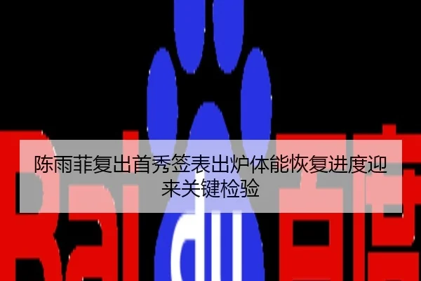 陈雨菲复出首秀签表出炉体能恢复进度迎来关键检验