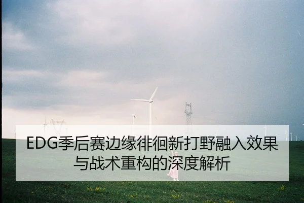 EDG季后赛边缘徘徊新打野融入效果与战术重构的深度解析